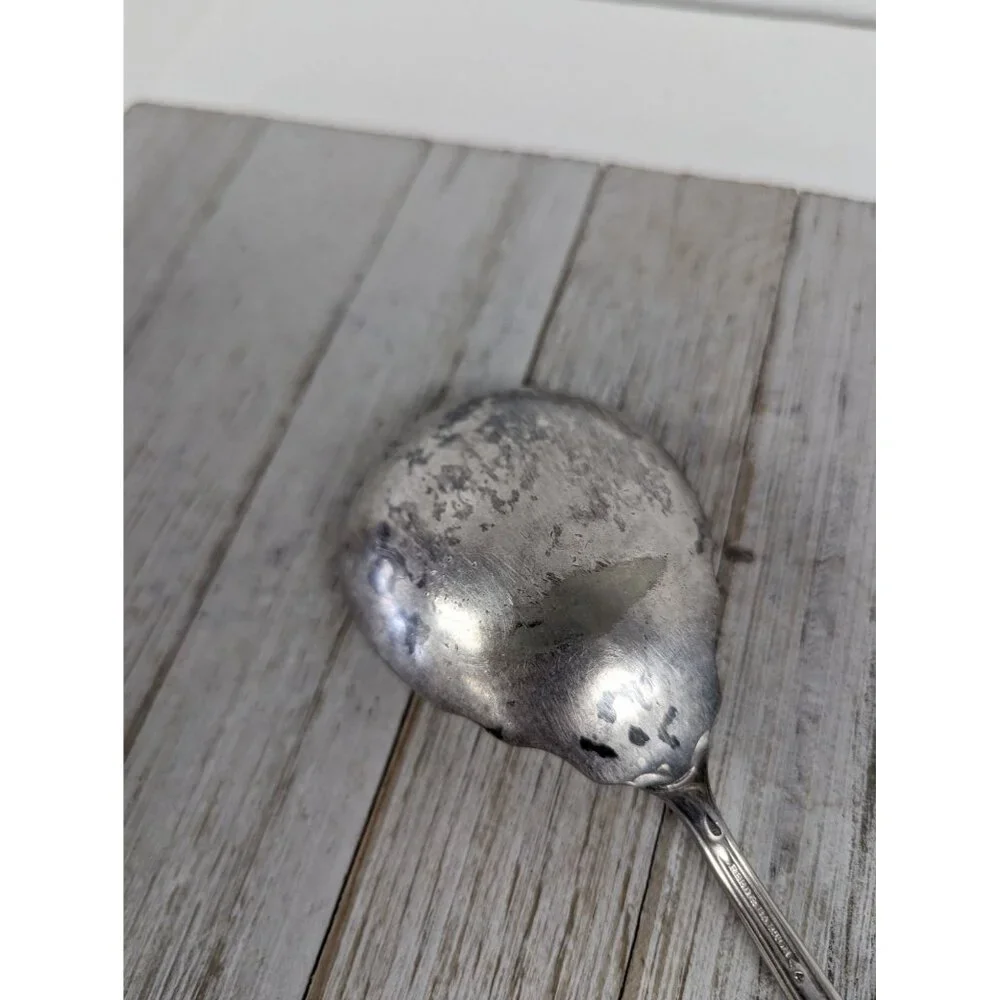 Reed & Barton Modern Art Silverplate 1904 Casserole Berry Spoon 8 3/4